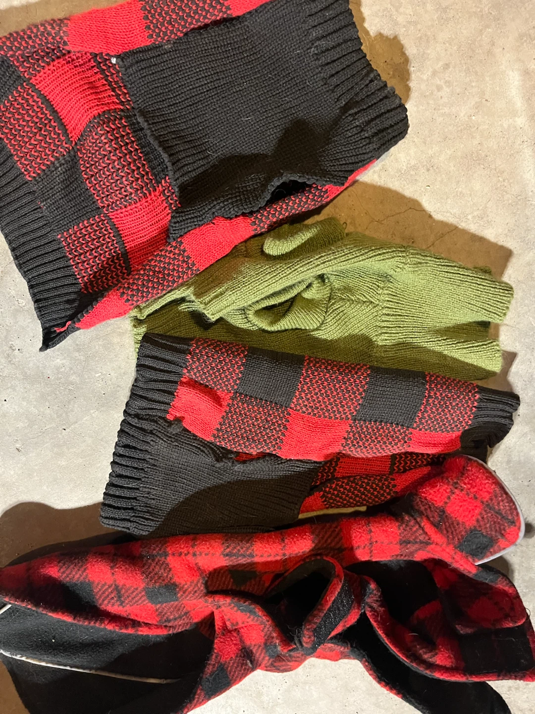 Lot of 4 Pet Sweaters