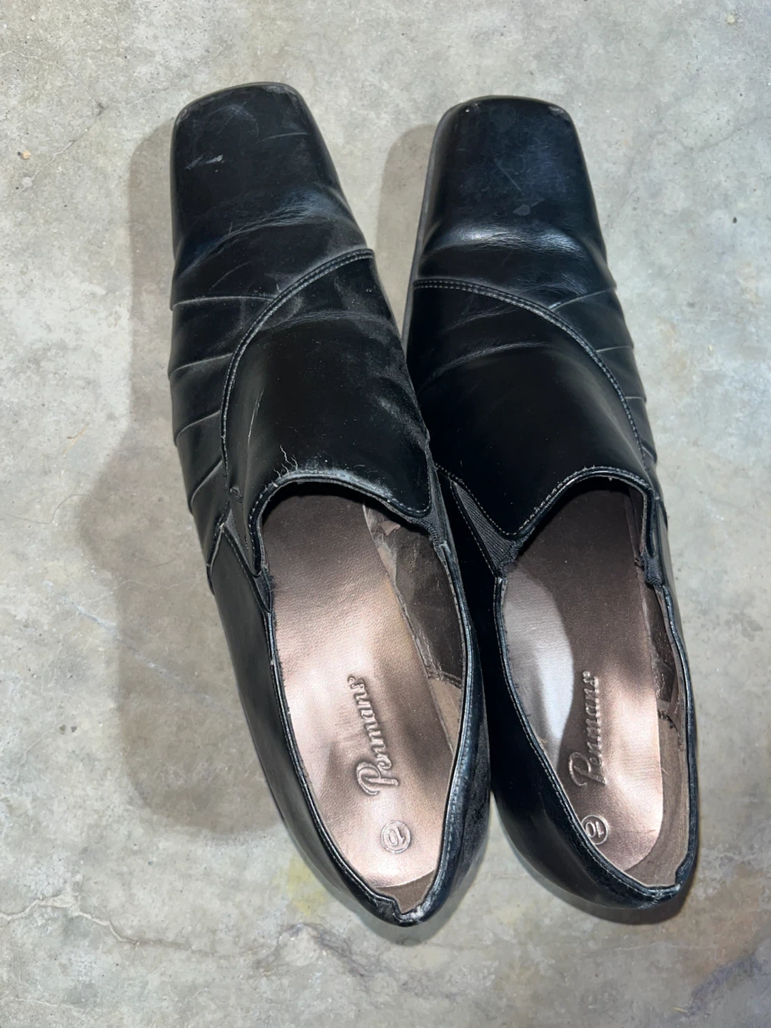 Pennmans Black Heeled Shoes