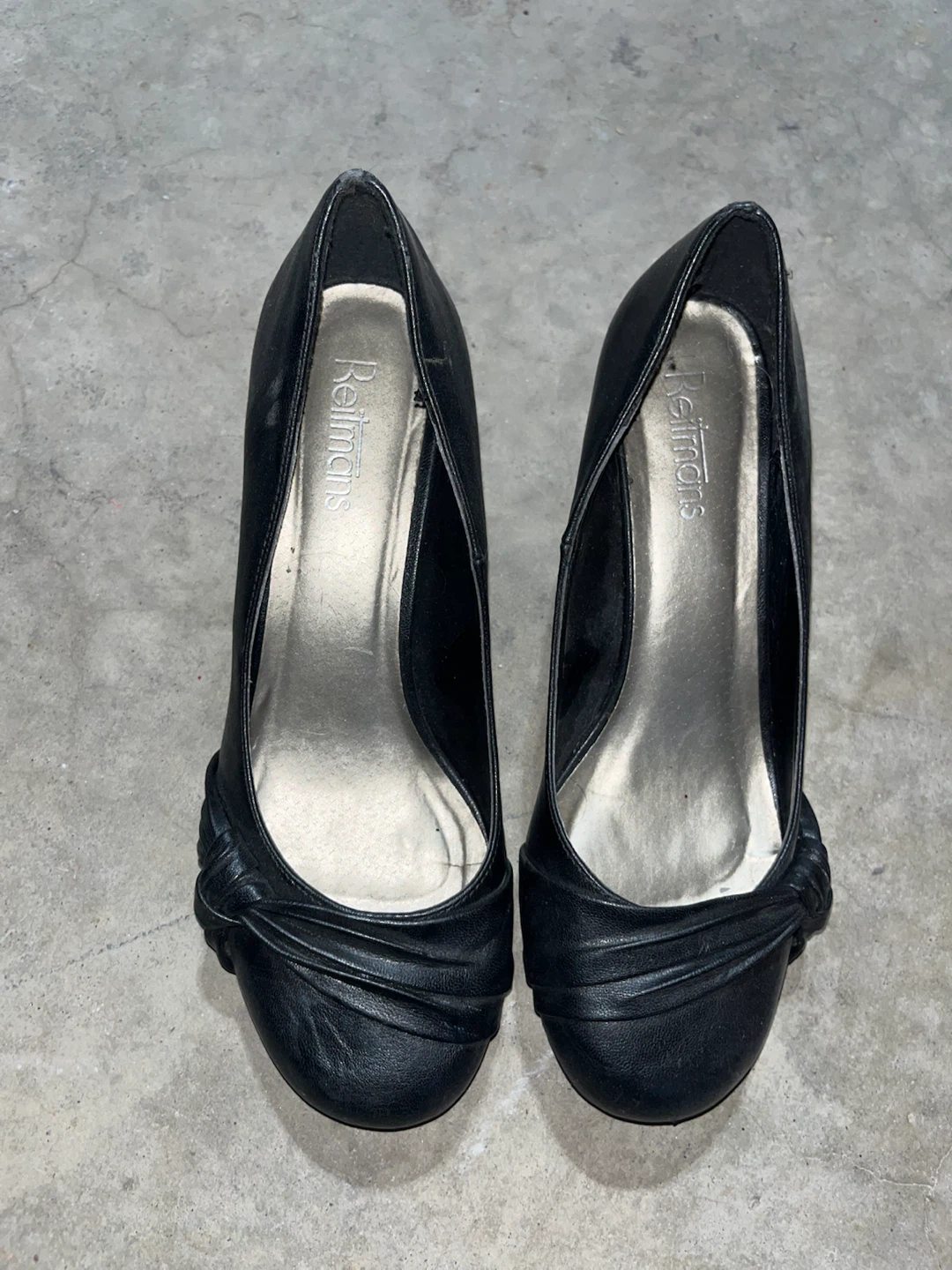 Reitmans Black Heels Size 9 - photo 2