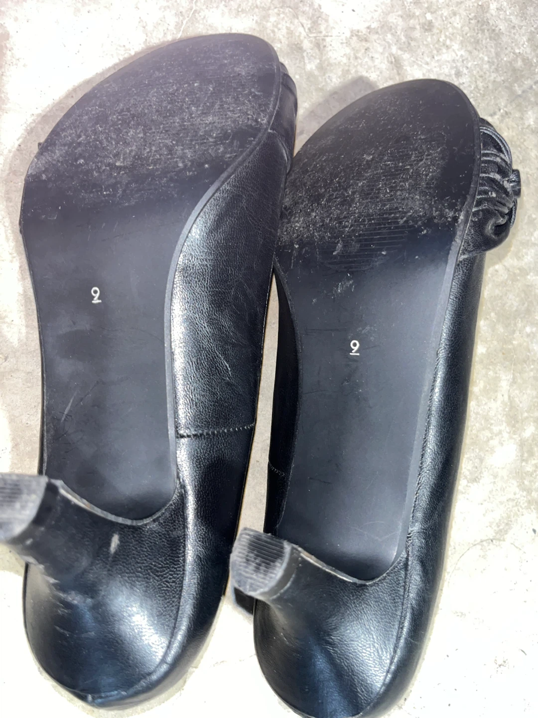 Reitmans Black Heels Size 9 - photo 3