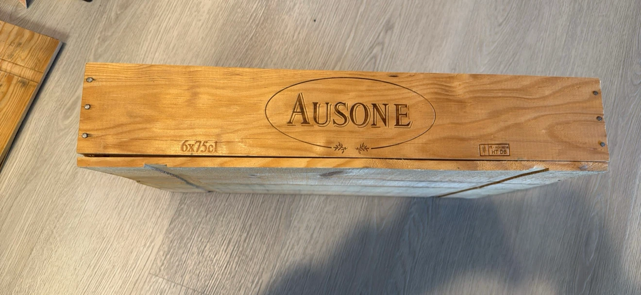 Ausone Saint-Emilion Wooden Wine Crate - photo 2