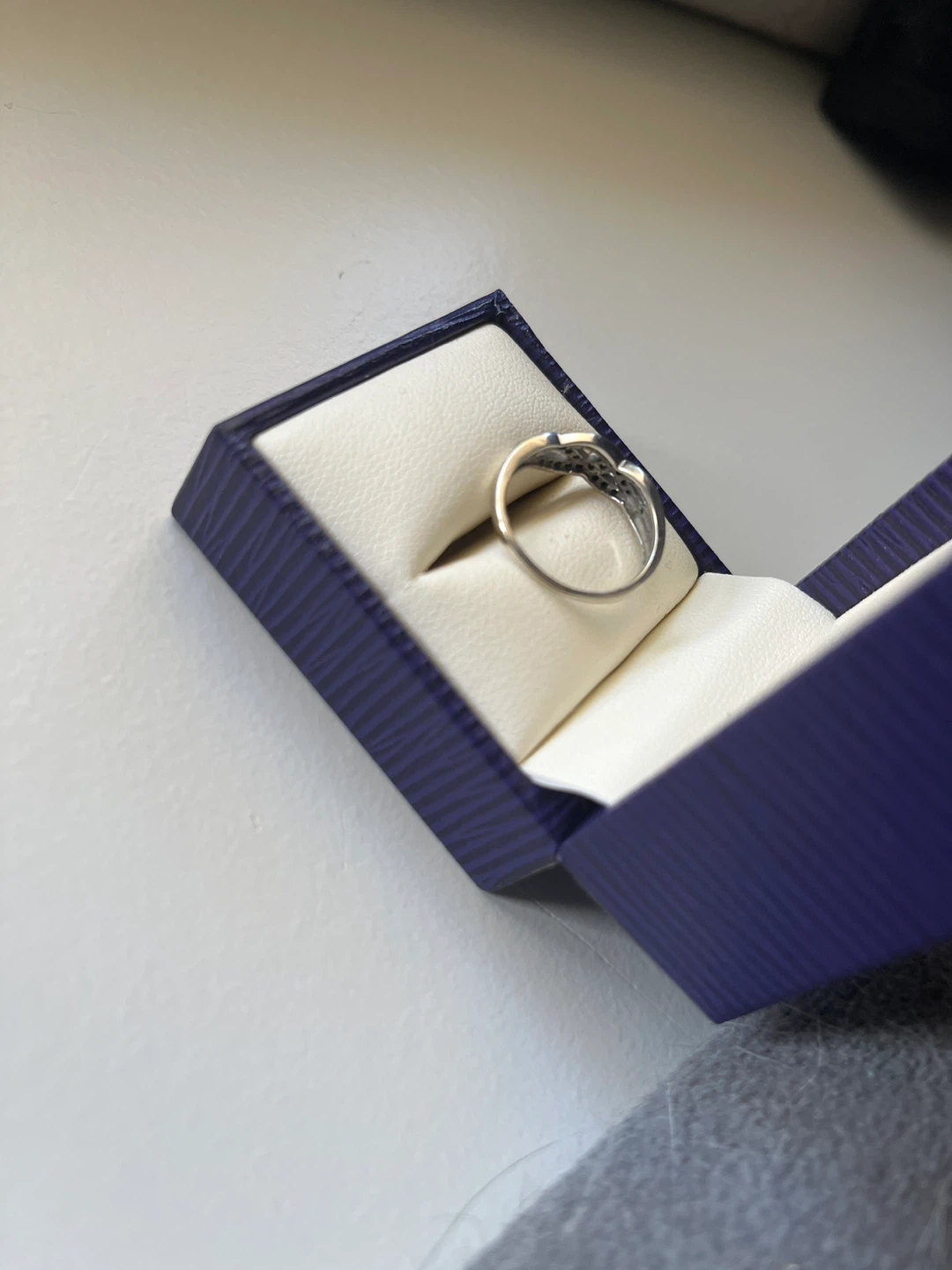 Ben Moss Sterling Silver Black and White Stone Twist Ring - photo 4