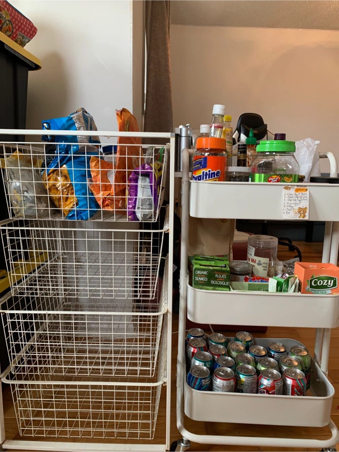 IKEA RÅSKOG Utility Cart - White