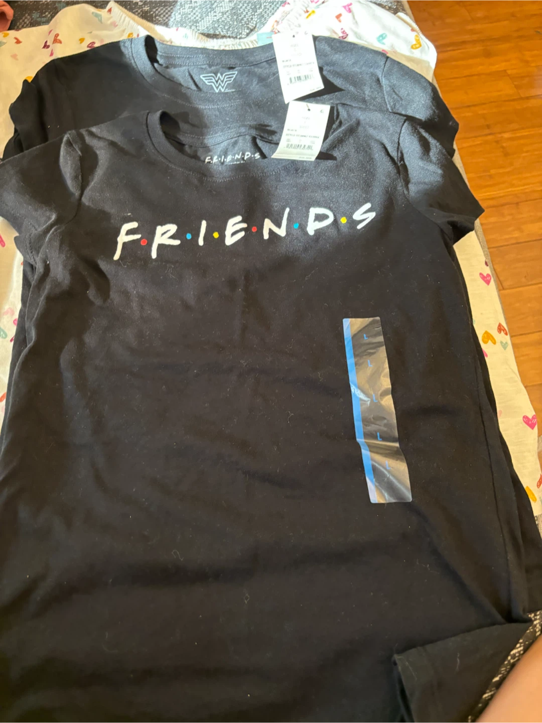 Lot of 3 Girls Graphic T-Shirts Size L (10-12)