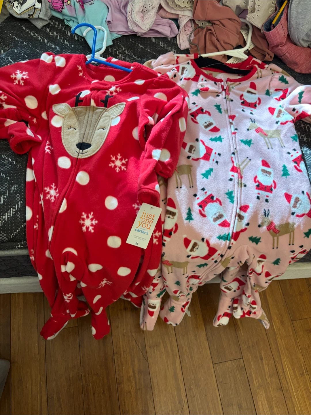 Set of 2 Just One You made by Carter's Fleece Sleepers, 2T