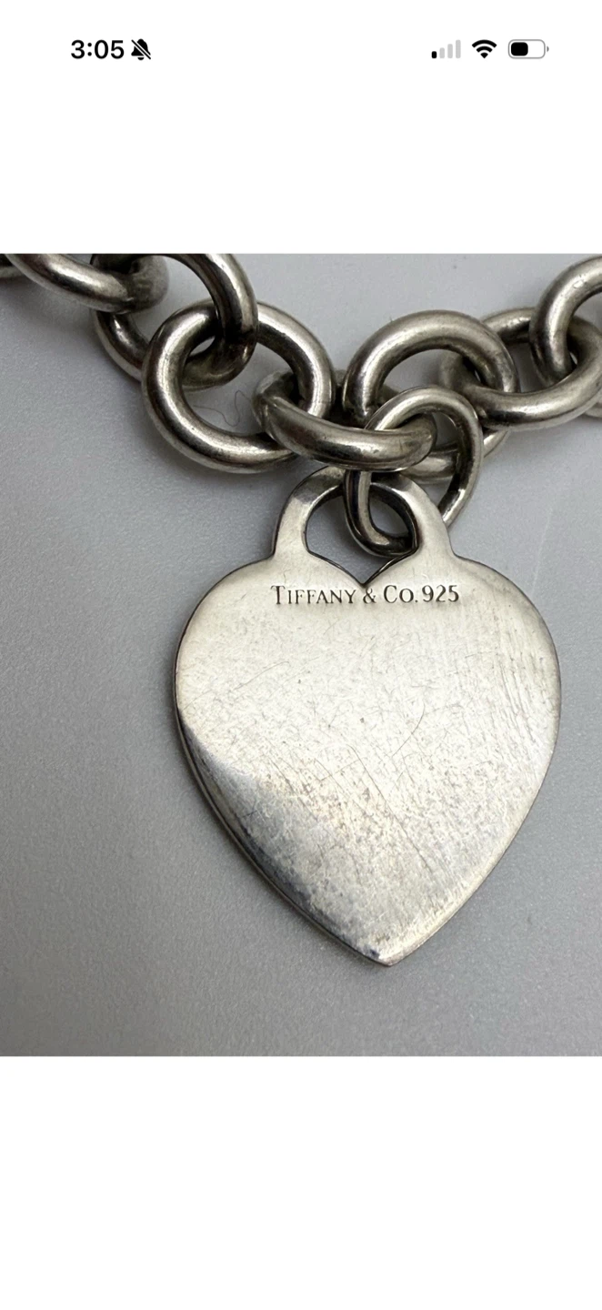 Tiffany & Co. Sterling Silver Heart Tag Necklace - photo 2