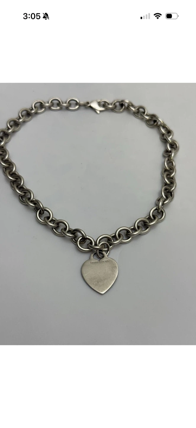 Tiffany & Co. Sterling Silver Heart Tag Necklace - photo 5