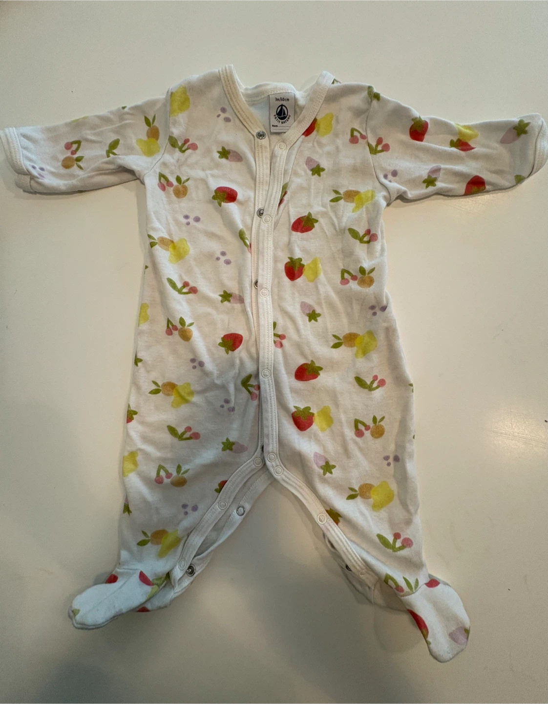 Petit Bateau Baby Footed Sleepsuit