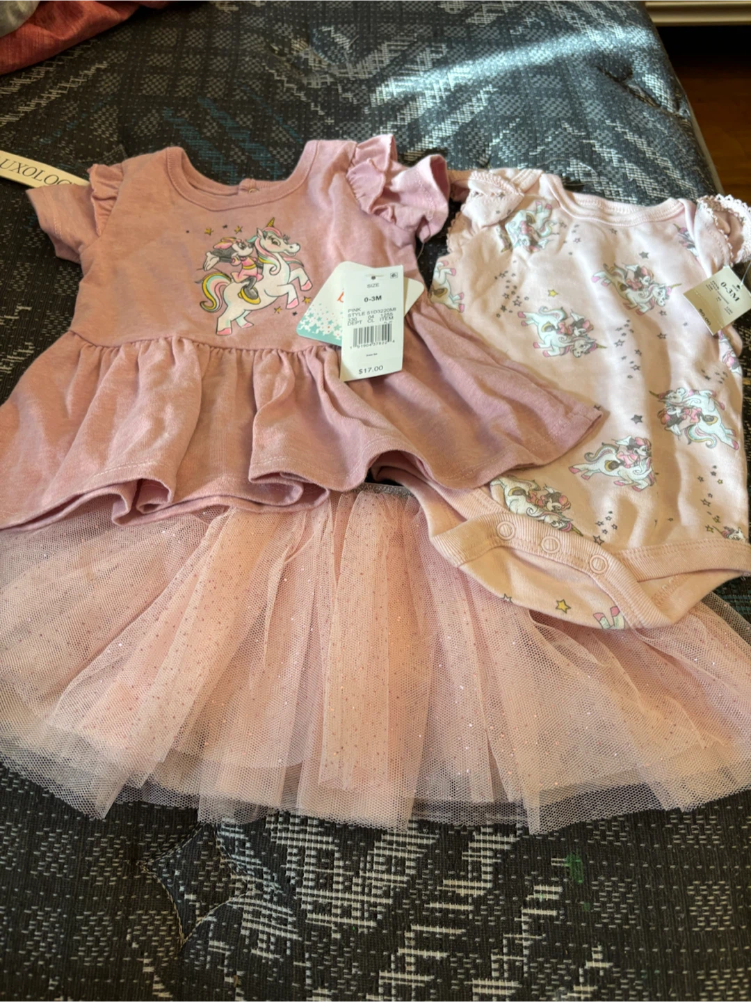 Baby Girls Unicorn Outfit Set