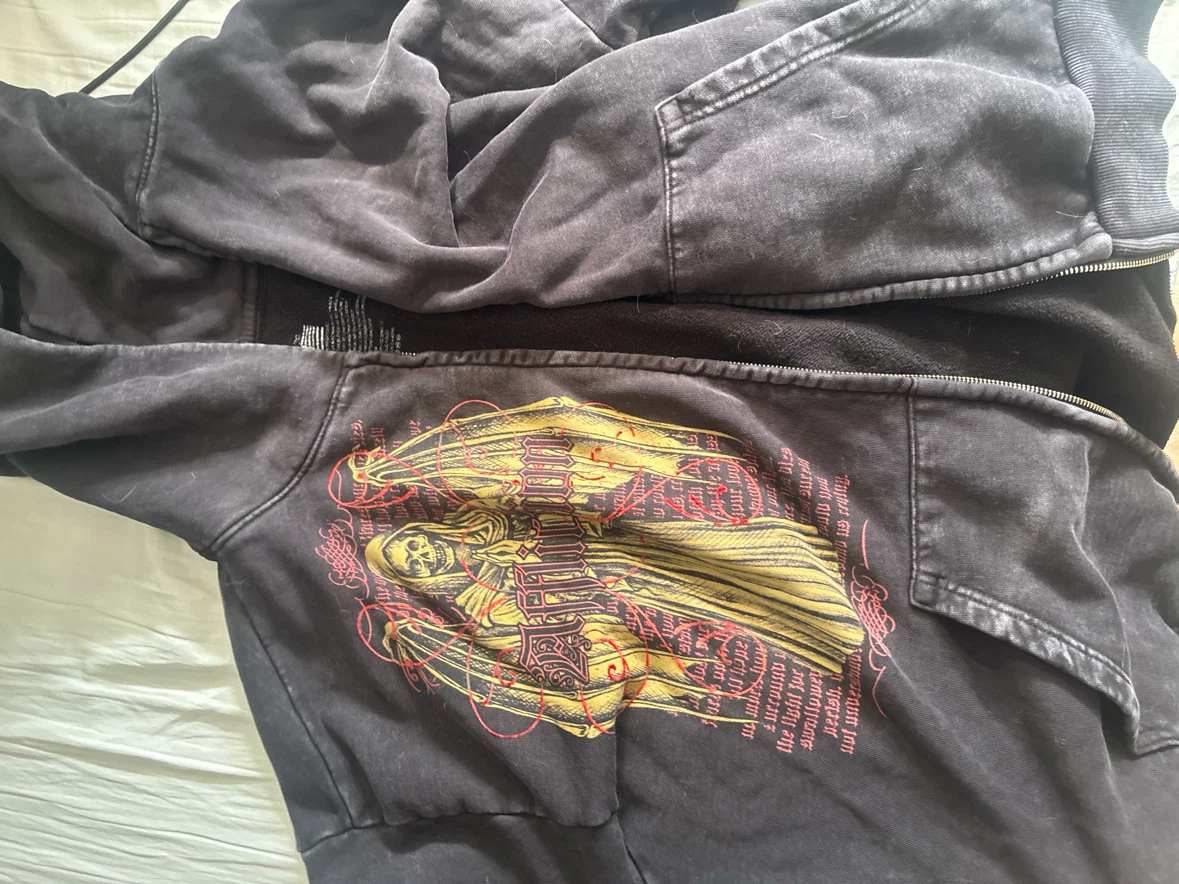 Affliction Graphic Zip-Up Hoodie - photo 2