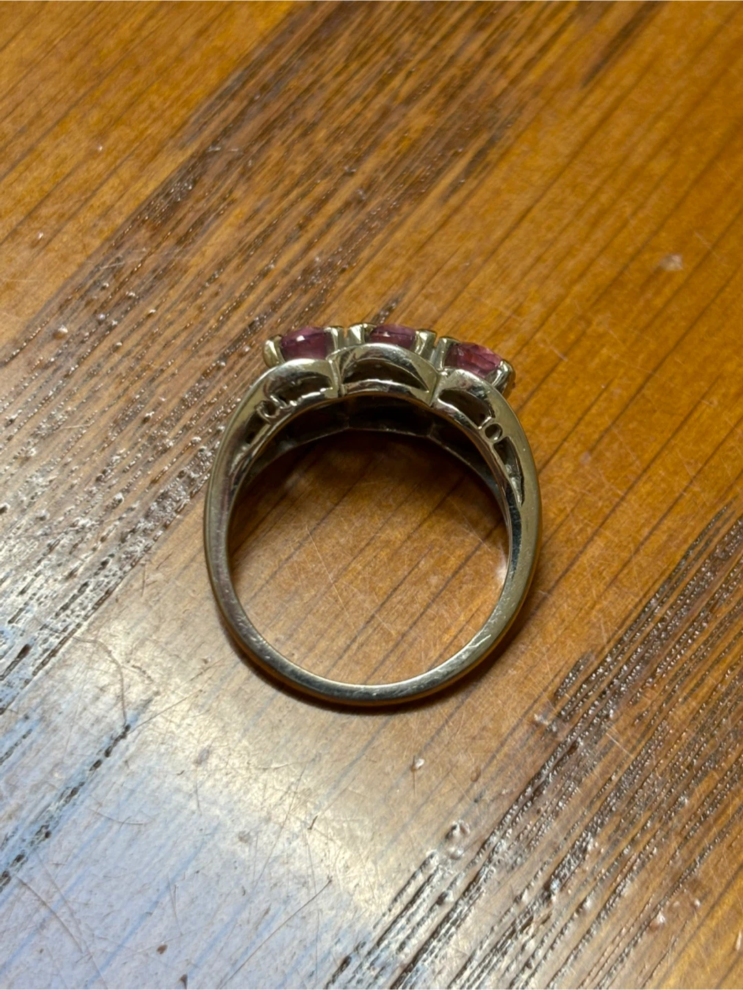 18k white gold ring size 8 - photo 3