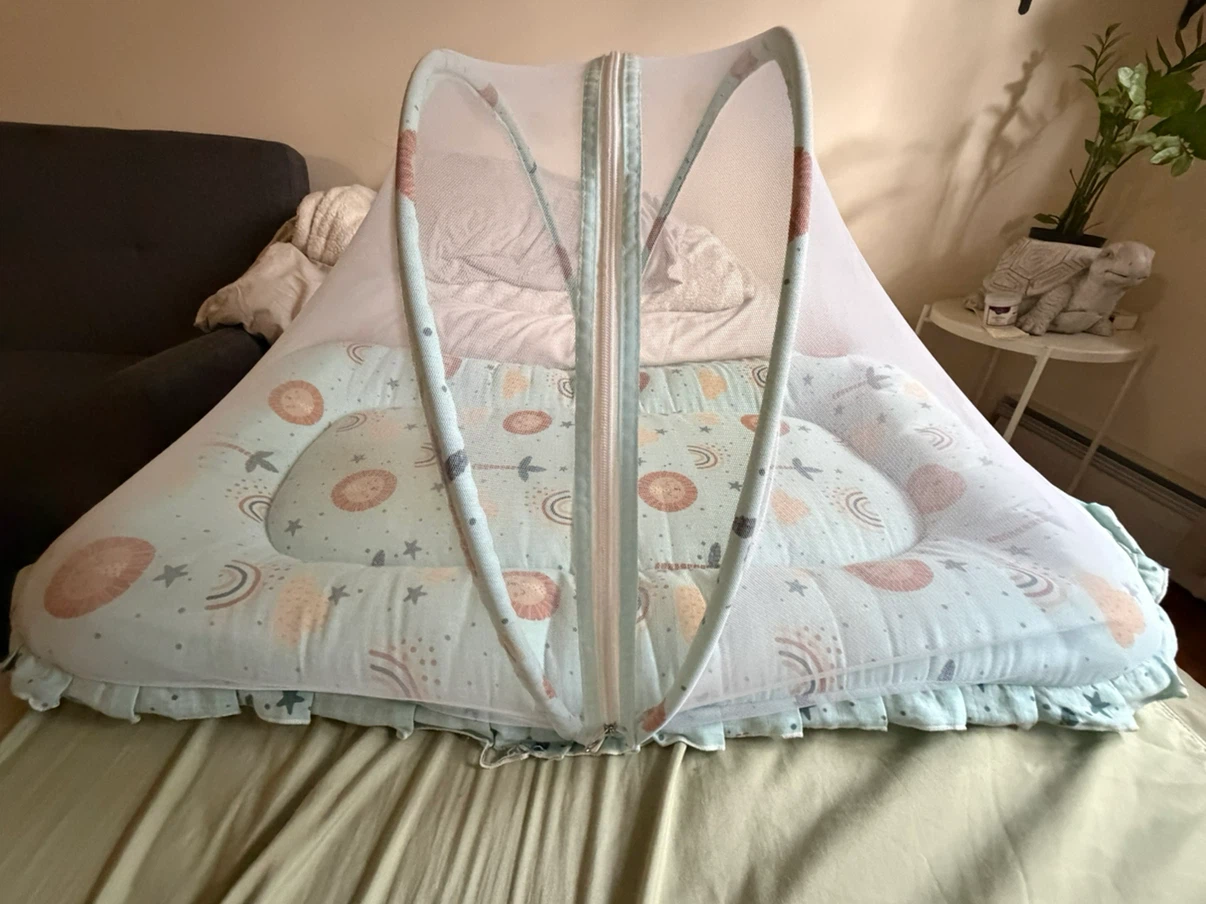 Baby Portable Bed with Mosquito Net - photo 2