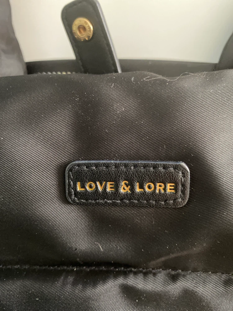 Love & Lore Black Nylon Tote Bag - photo 2
