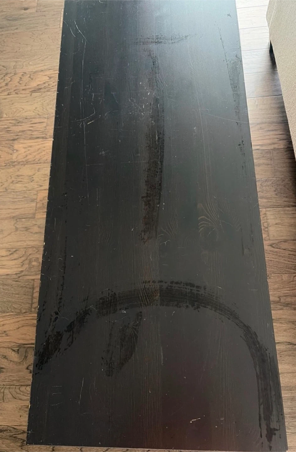 IKEA Black/Brown TV stand with Two Drawers - photo 3