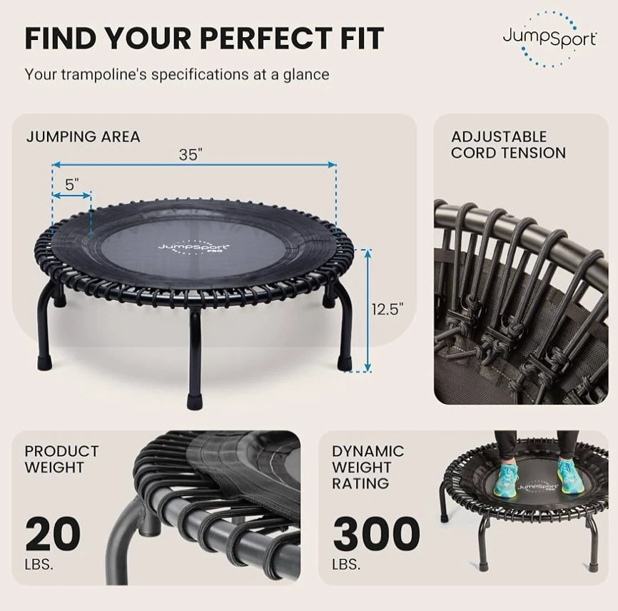 JumpSport Pro Fitness Trampoline - photo 2