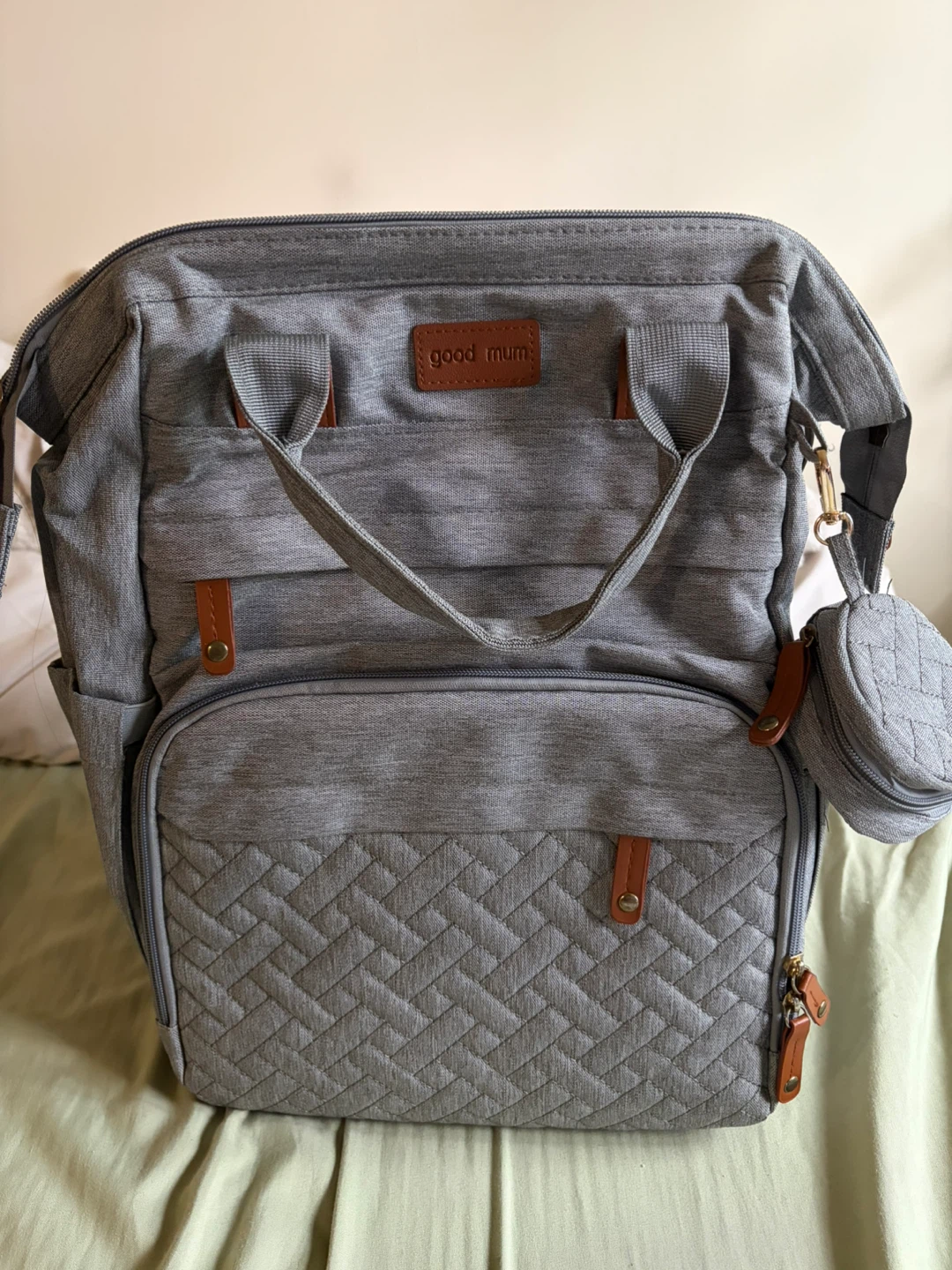 Good Mum Convertible Diaper Bag Backpack