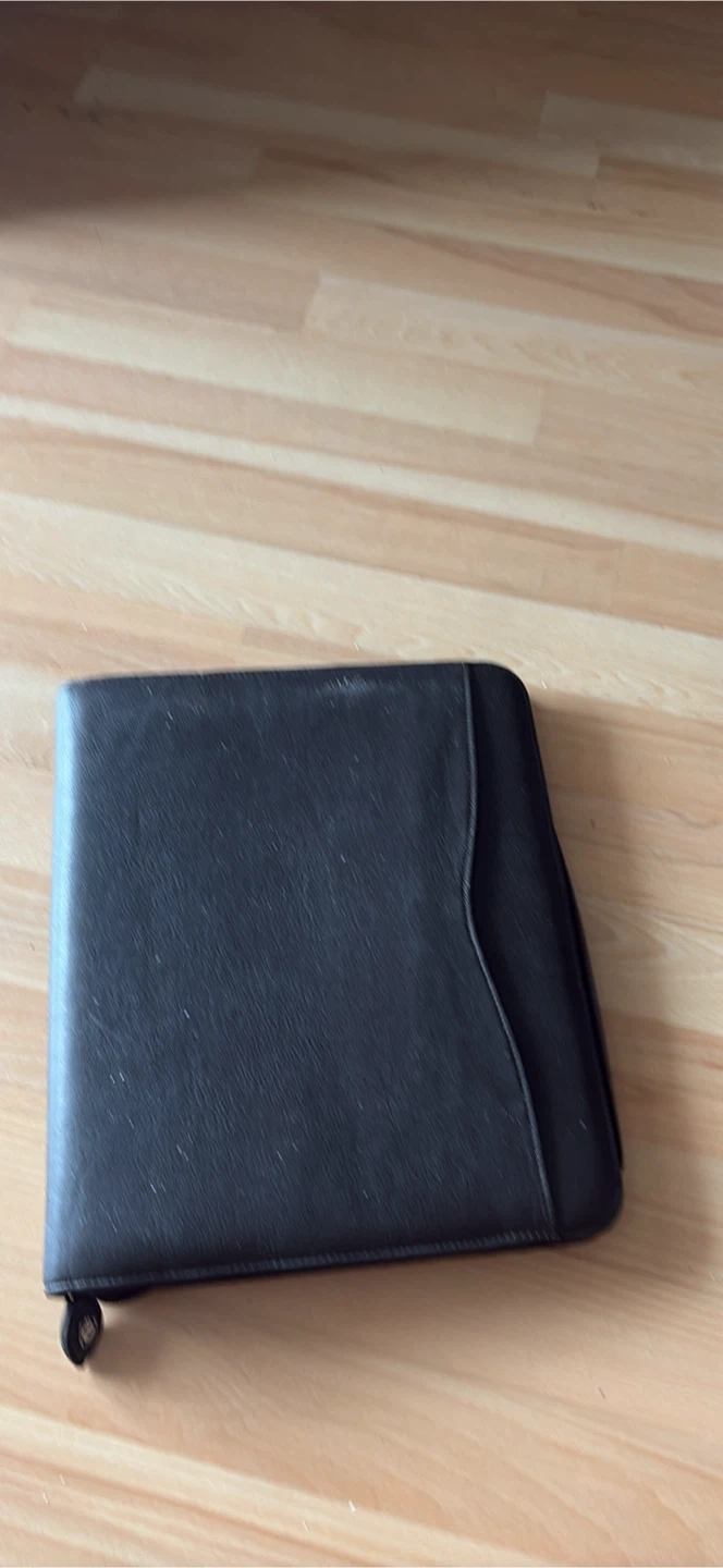 Day-Timer black leather zipper planner - photo 3