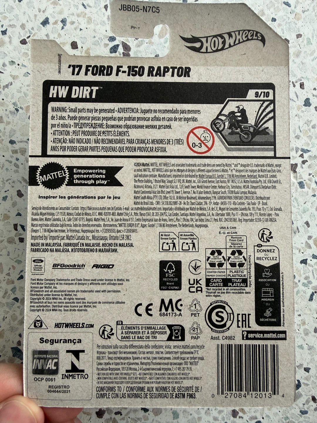 Hot Wheels '17 Ford F-150 Raptor - photo 4