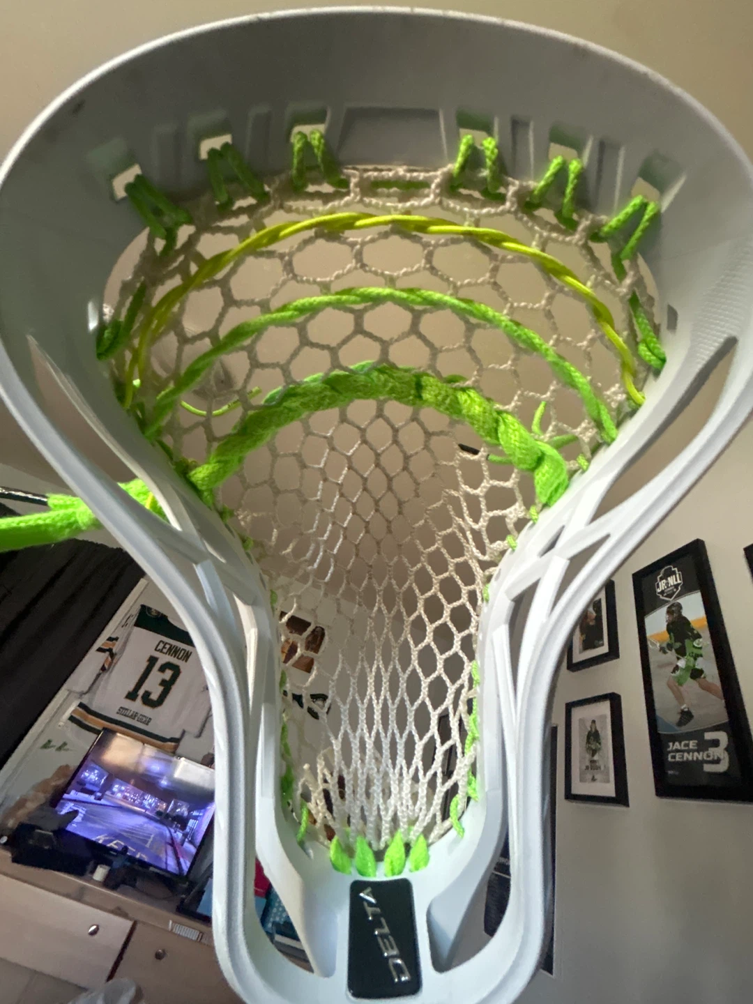 ECD Delta Lacrosse Head/ Fully strung - photo 3