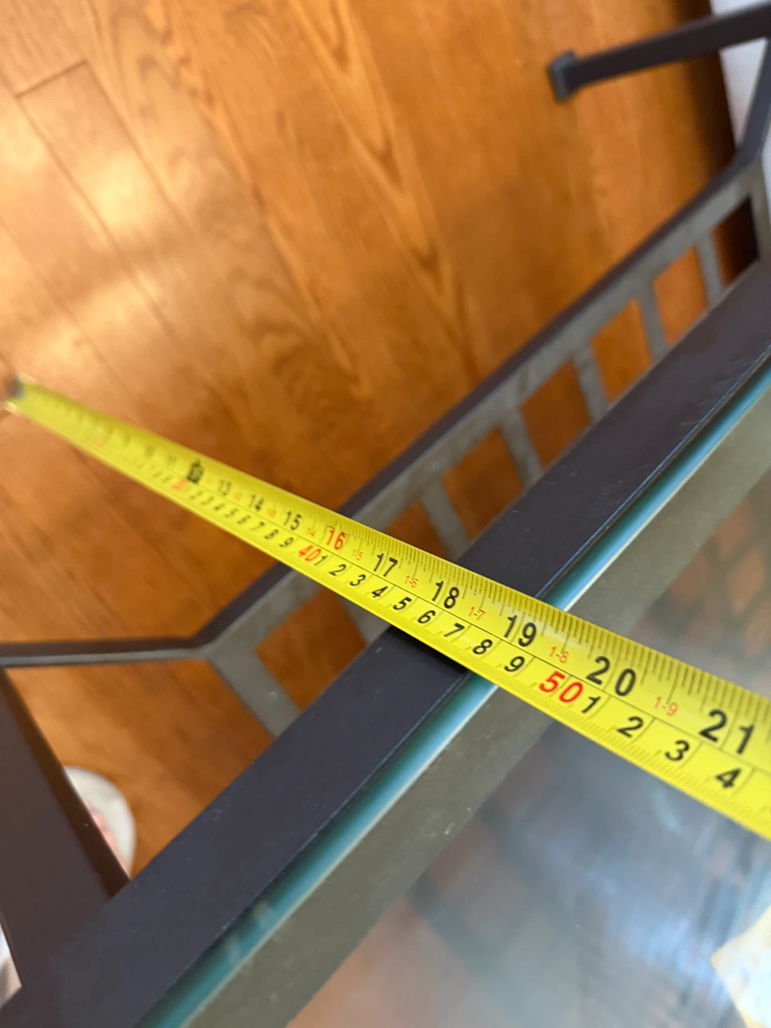 Metal and glass coffee table - photo 4