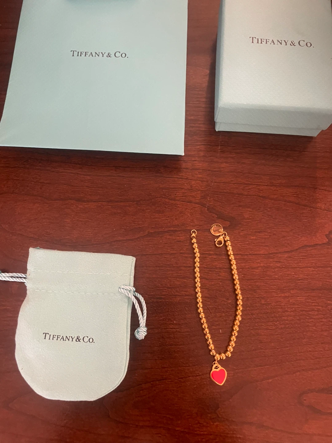Tiffany & Co. Return to Tiffany Heart Bead Bracelet