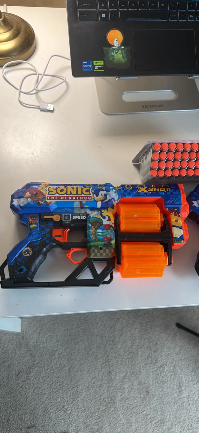 Two Sonic the Hedgehog X-Shot Blasters
