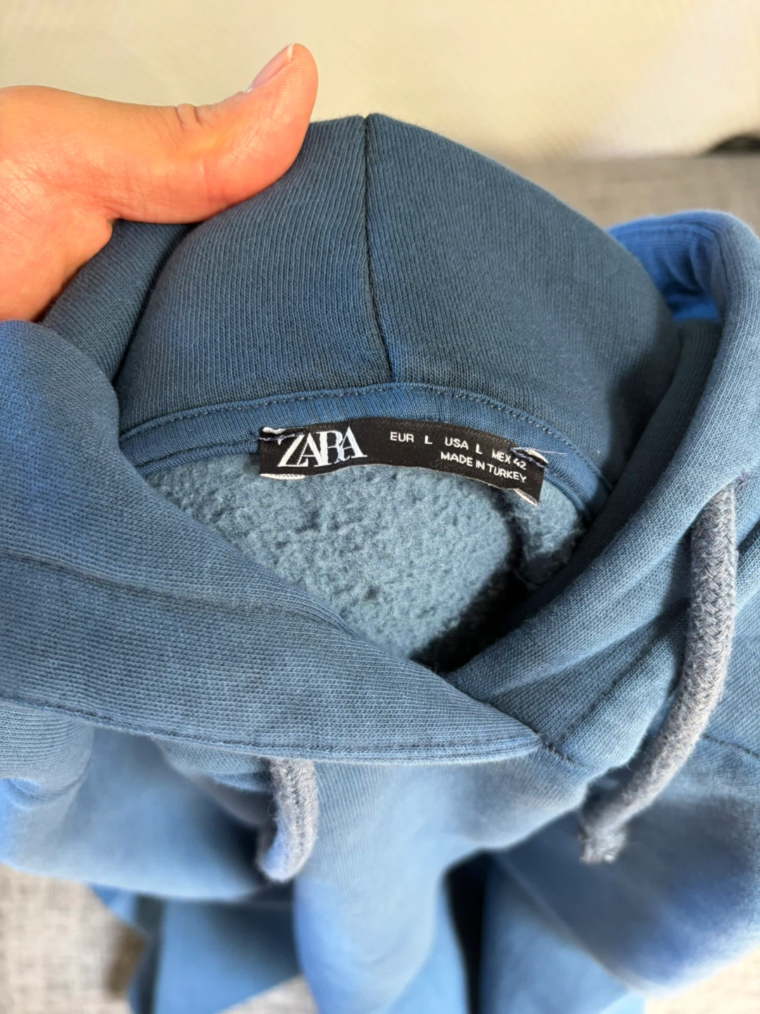 Zara Blue Hoodie - photo 3