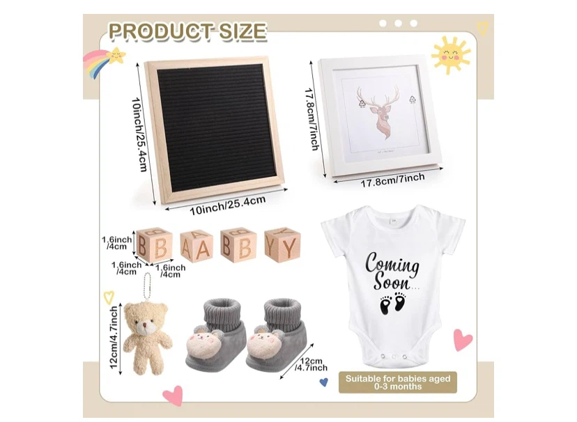 New Baby Pregnancy Announcement Set - photo 2