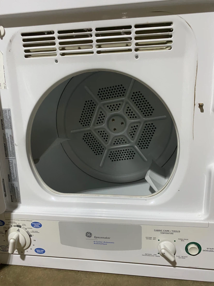 GE Spacemaker Compact Clothes Dryer - photo 2