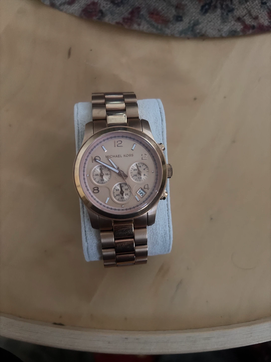 Michael Kors Rose Gold Chronograph Watch