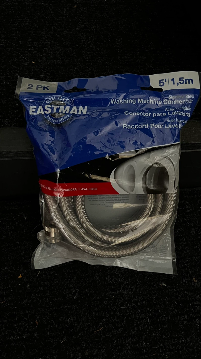 Eastman Steel-Flex Washing Machine Connector 2-Pack