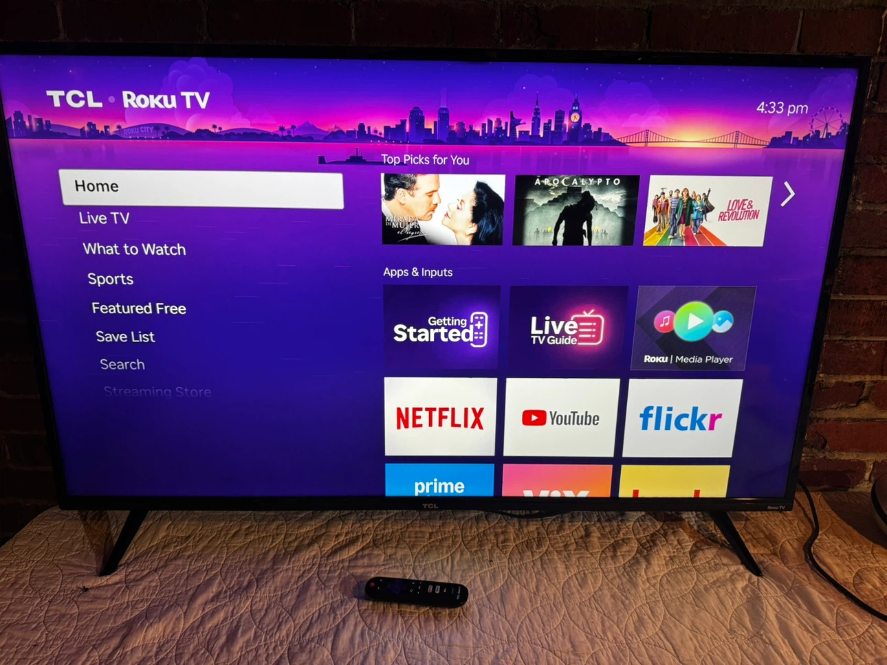 50” TCL 4K Smart Roku TV