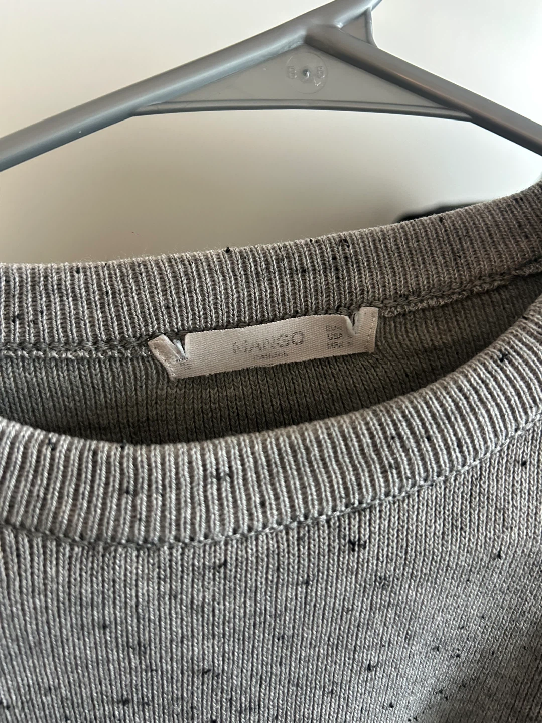 MANGO Grey Speckled Knit Sweater - photo 2