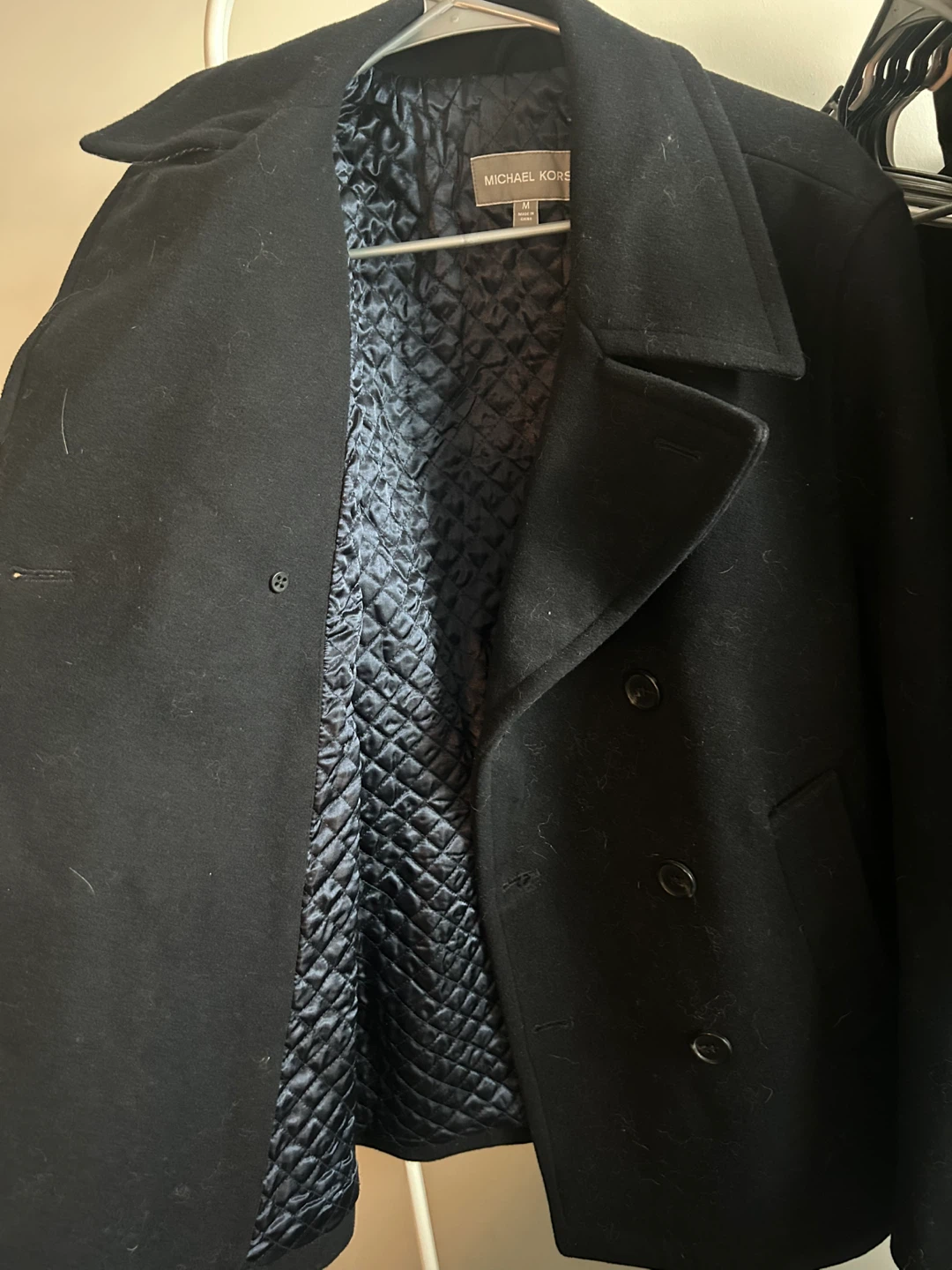 Michael Kors black pea coat - photo 2