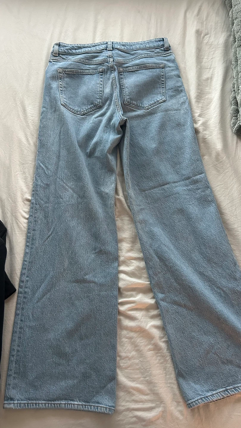 H&M Light Blue Wide Leg Jeans - photo 2