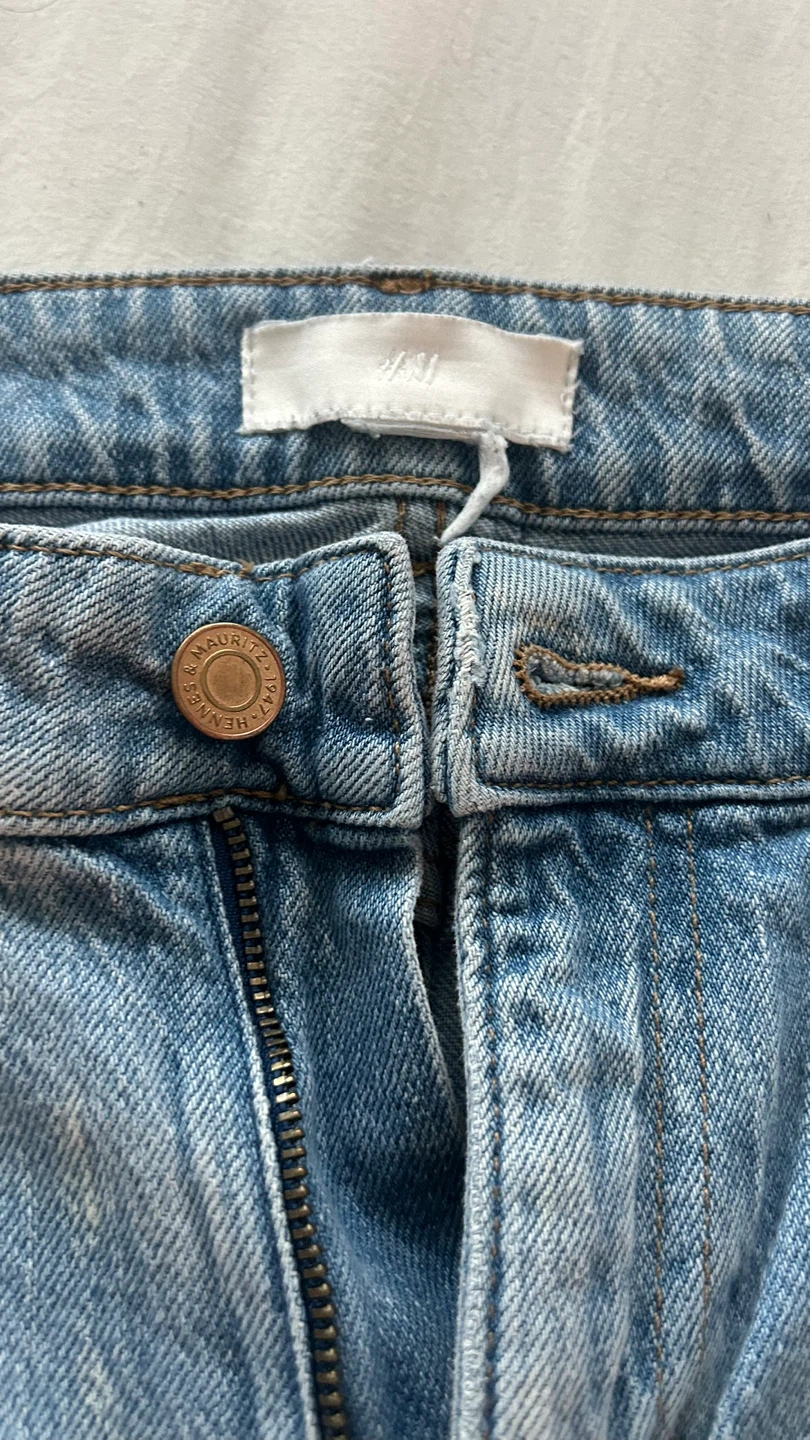 H&M Light Blue Wide Leg Jeans - photo 3