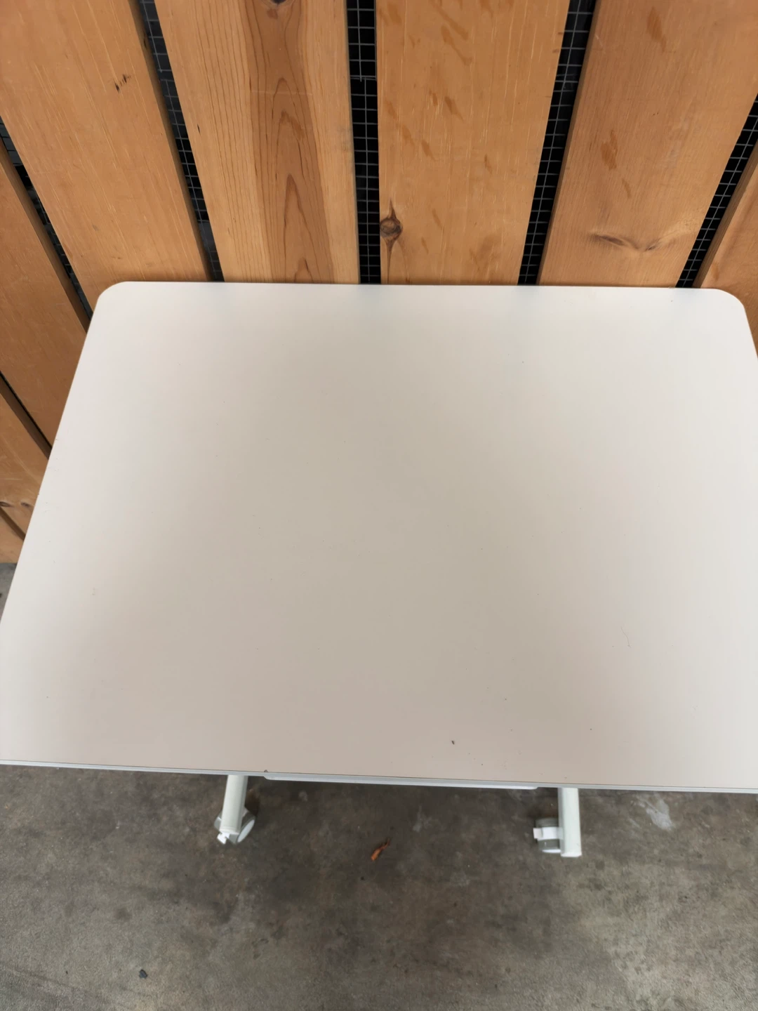Mobile White Adjustable Table - photo 3