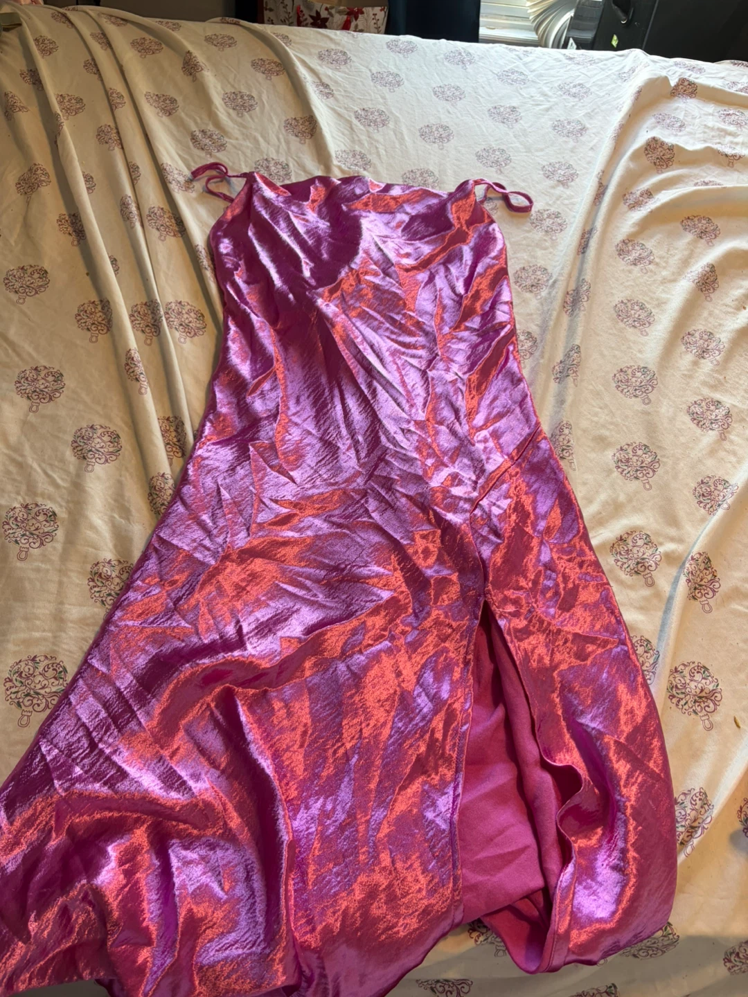 Sans Souci Pink Satin Dress