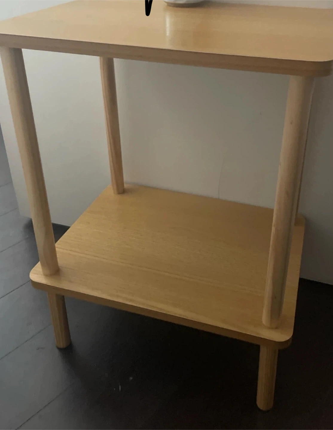 Light Wood Side Table
