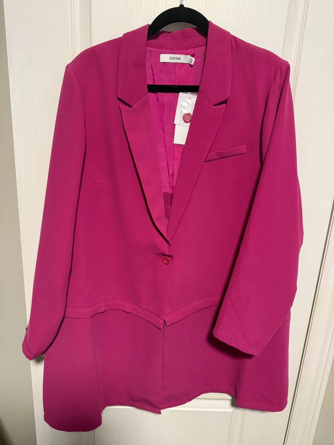 JustFab Hot Pink Blazer