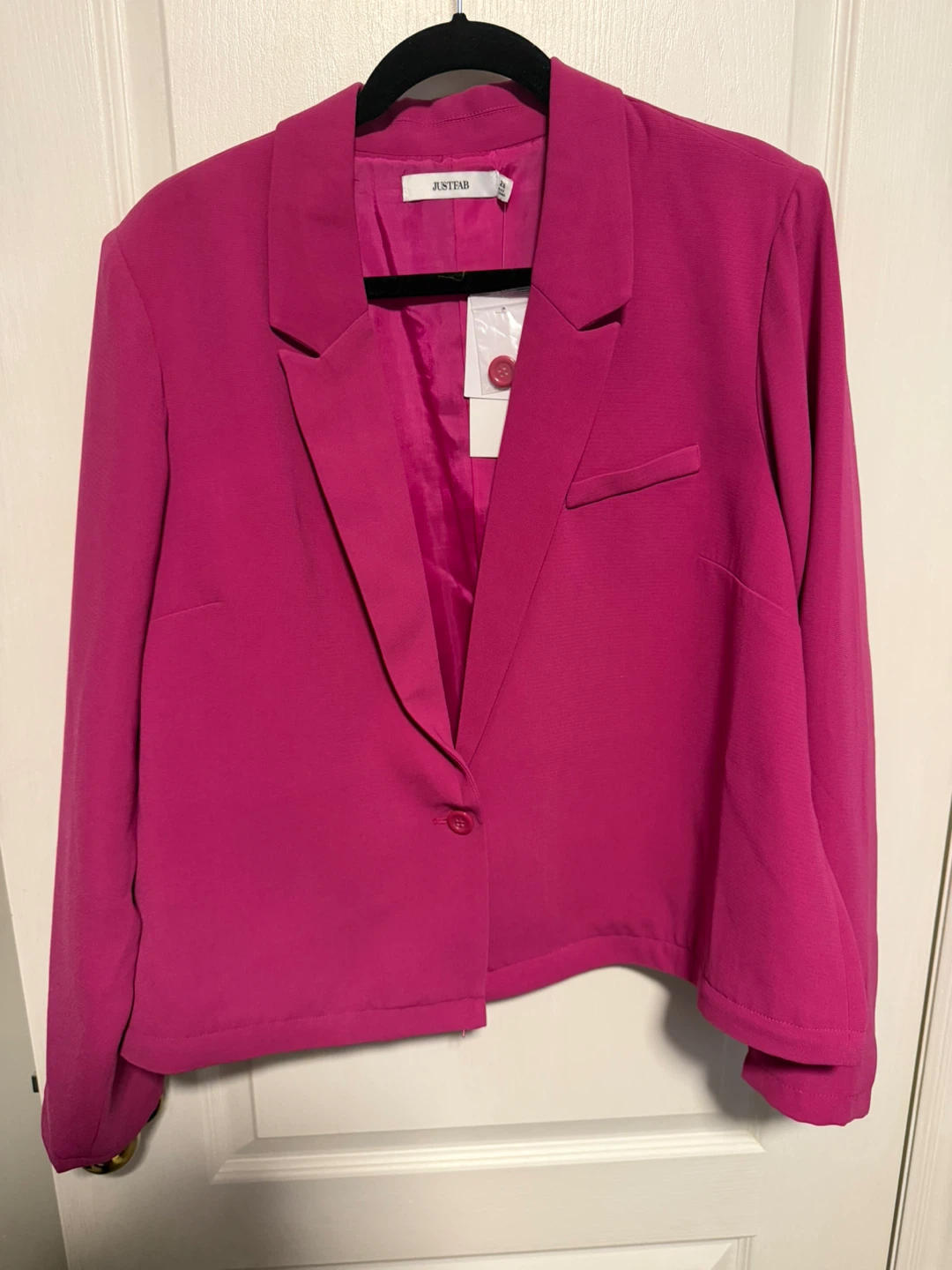 JustFab Hot Pink Blazer - photo 2