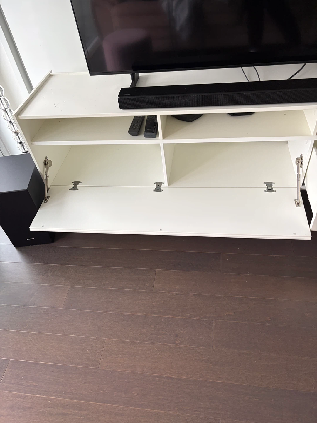 IKEA White Media Console - photo 2