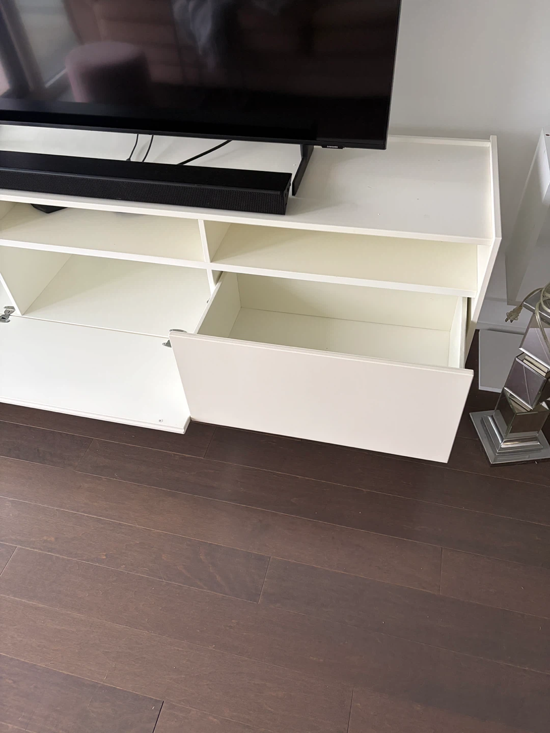 IKEA White Media Console - photo 3