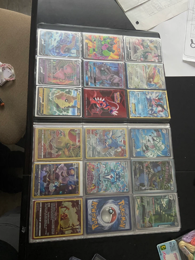 Assorted Pokemon Trading Card Collection with Binder - photo 4