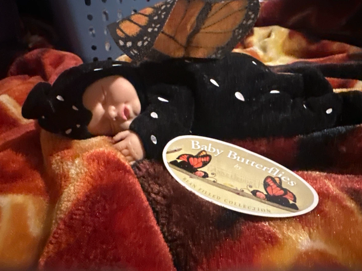 Anne Geddes Baby Butterfly Bean Filled Doll