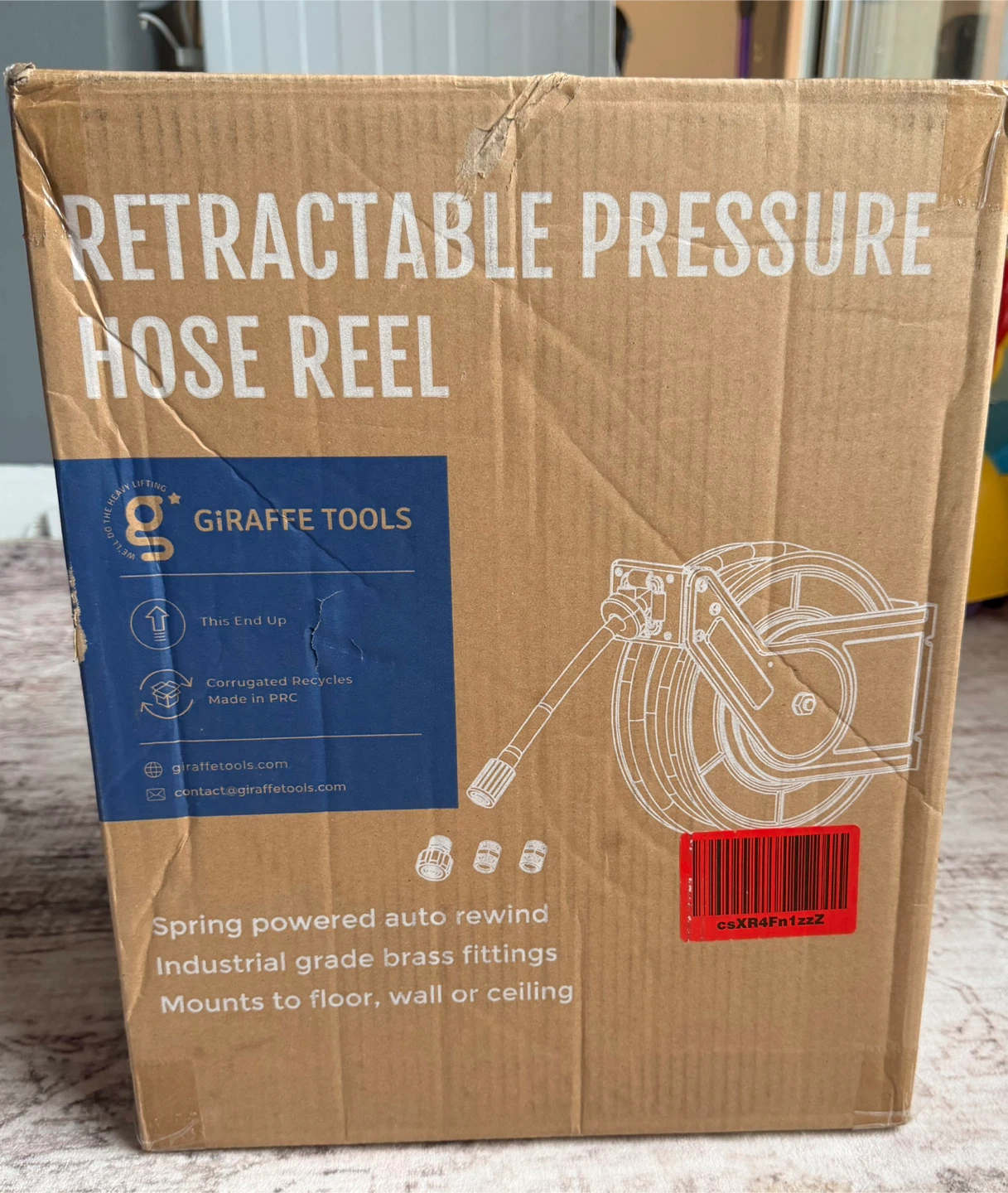 GiRAFFE TOOLS Retractable Pressure Hose Reel - photo 4