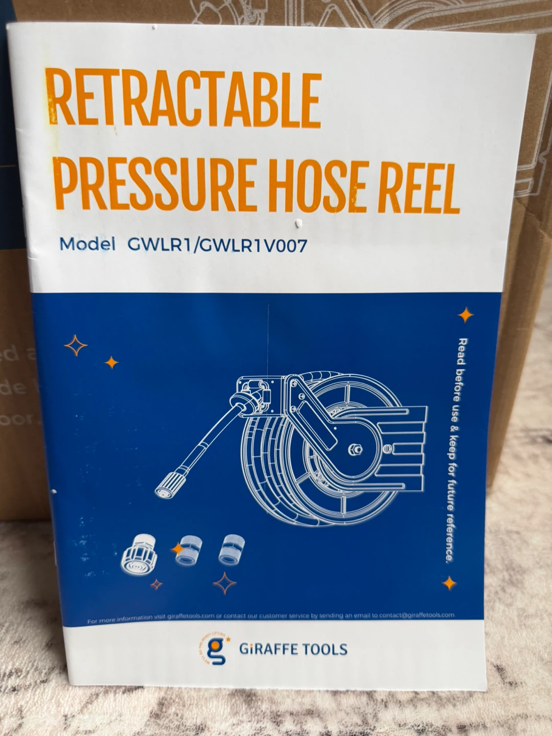 GiRAFFE TOOLS Retractable Pressure Hose Reel - photo 5