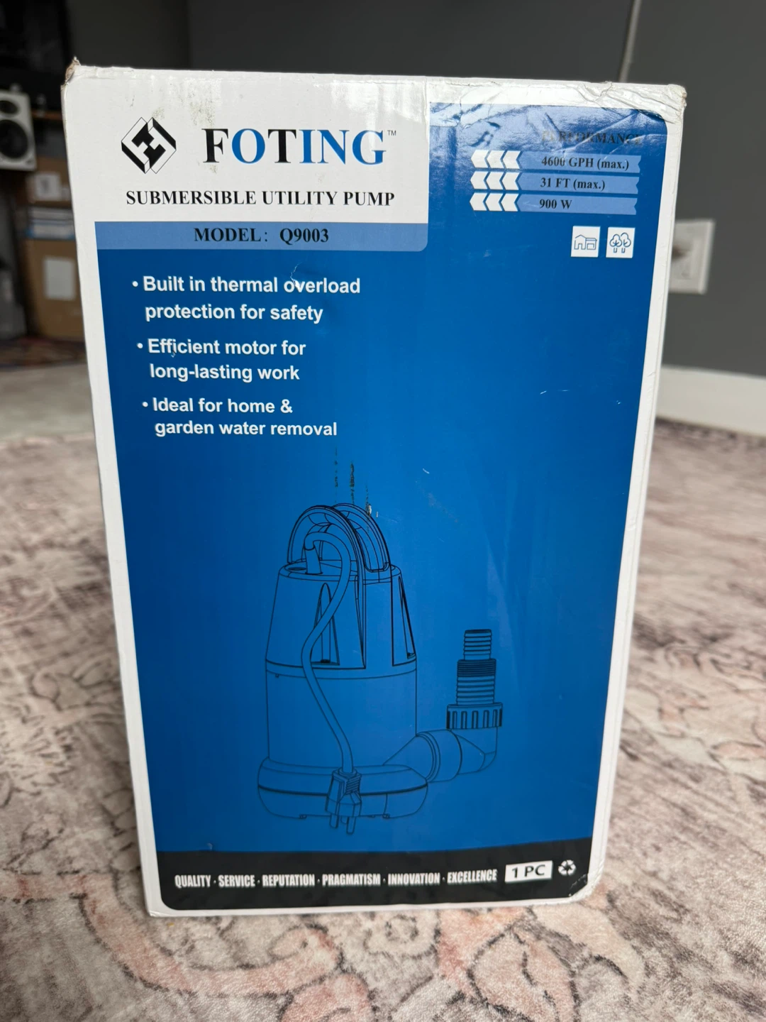 Foting Submersible Utility Pump Model Q9003