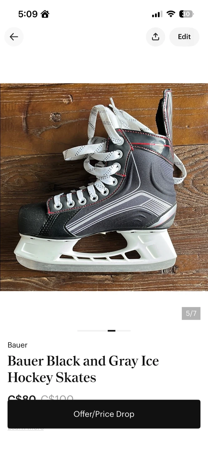 Bauer X300 Ice Hockey Skates - photo 5