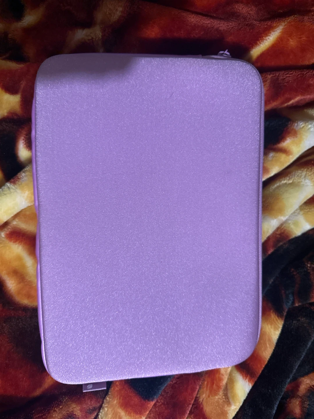 Purple Zippered Storage Pouch